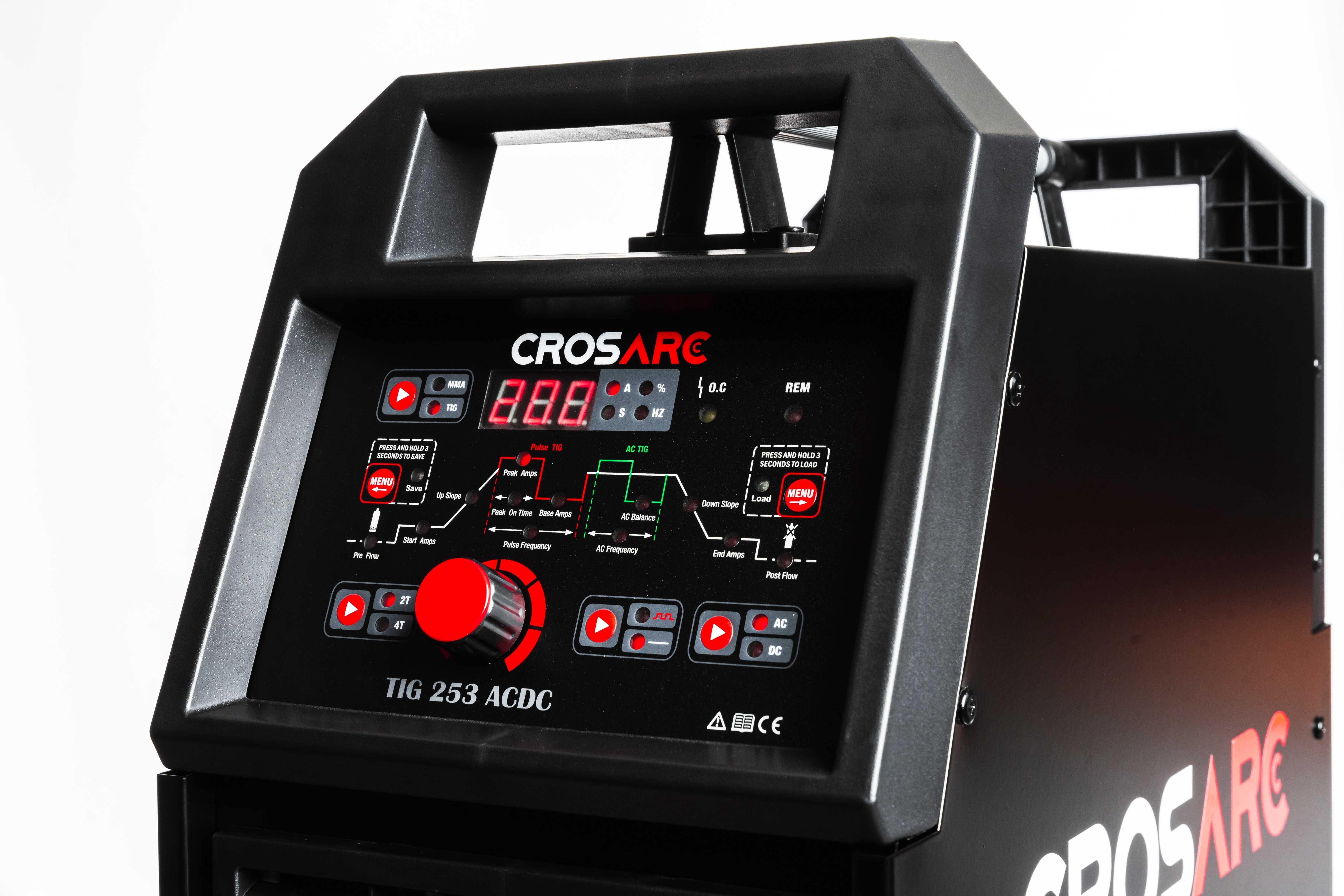 CROSARC TIG (253 AC/DC) Angle Display