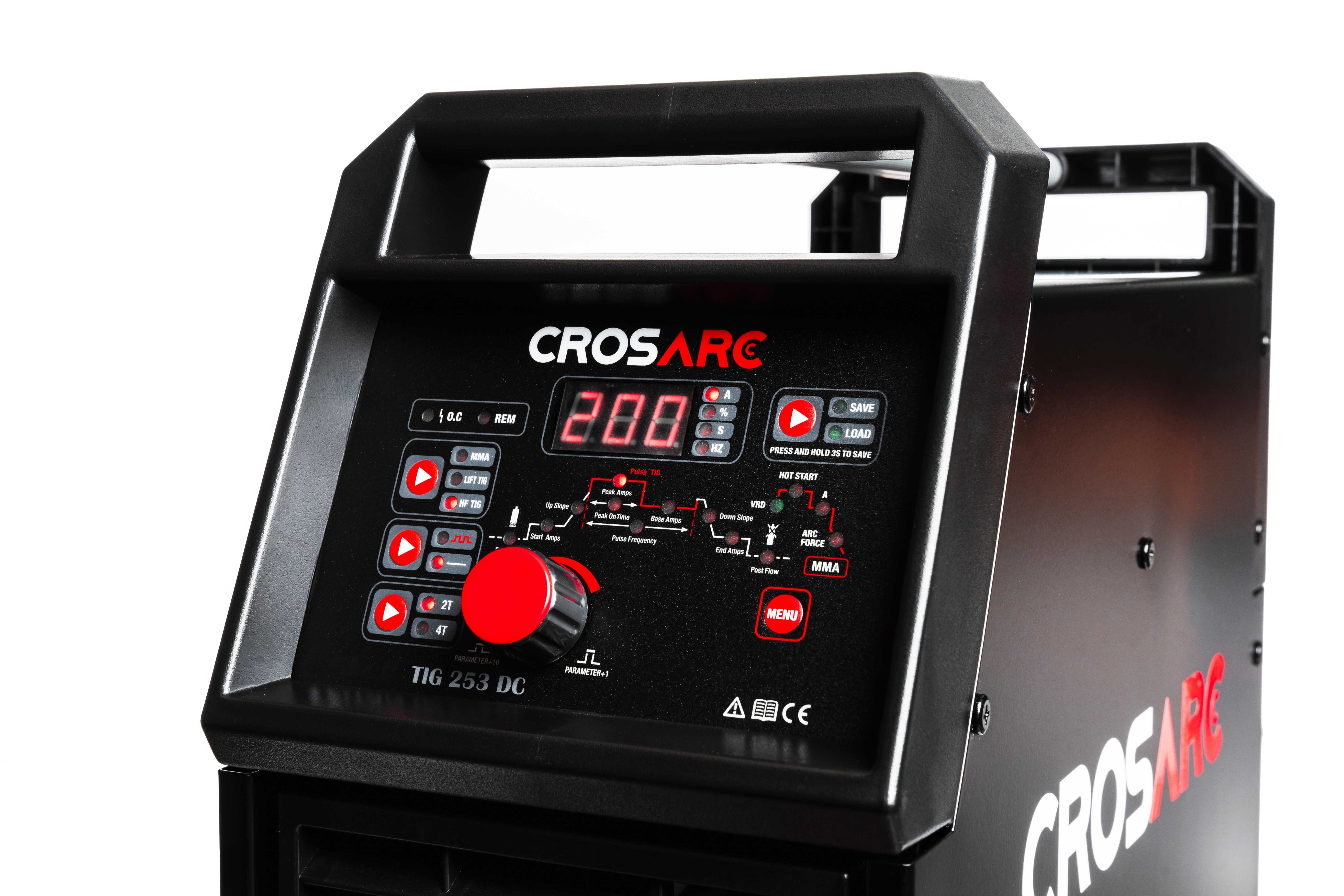CROSARC TIG (253 DC) Angle Display
