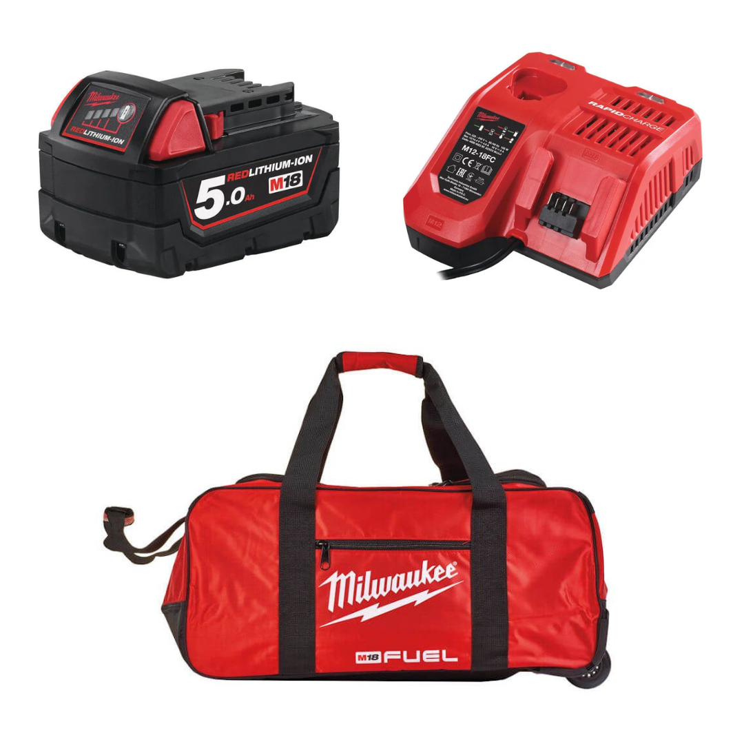 M18 5.0 Ah Battery M12 
 M18 Fast Charger Tool Bag